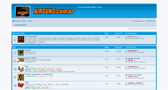 Desktop Screenshot of airguns.com.ar